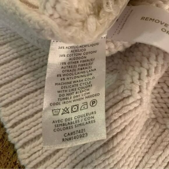 Loft Lou and grey womens oversized boho earth tone color way crew neck sweater - Picture 5 of 7